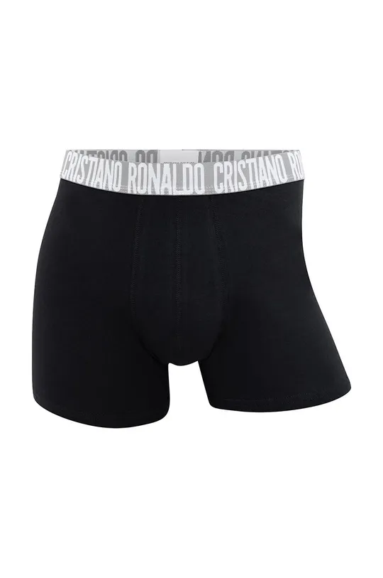 Boxerky CR7 Cristiano Ronaldo 4-pak čierna