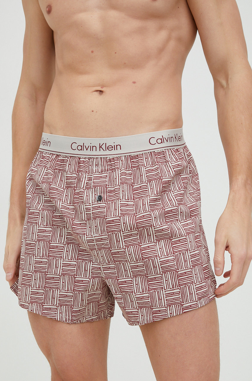 rosu Calvin Klein Underwear boxeri de bumbac 2-pack De bărbați