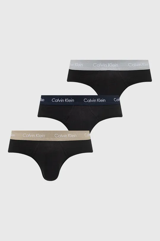czarny Calvin Klein Underwear slipy (3-pack) Męski