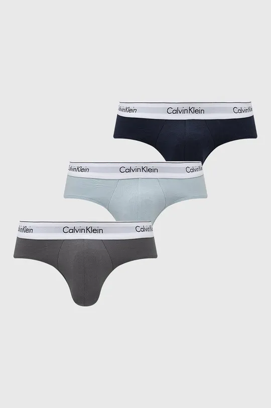 modrá Slipy Calvin Klein Underwear Pánsky