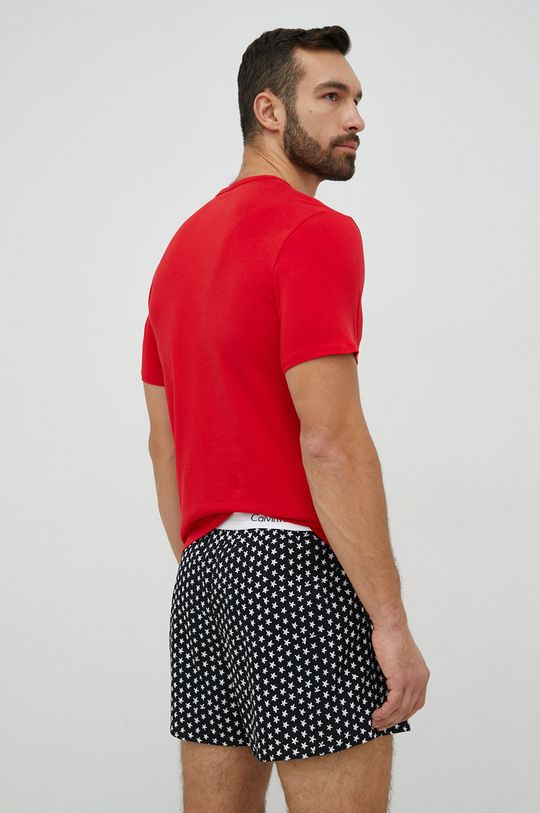 Calvin Klein Underwear piżama bawełniana czerwony
