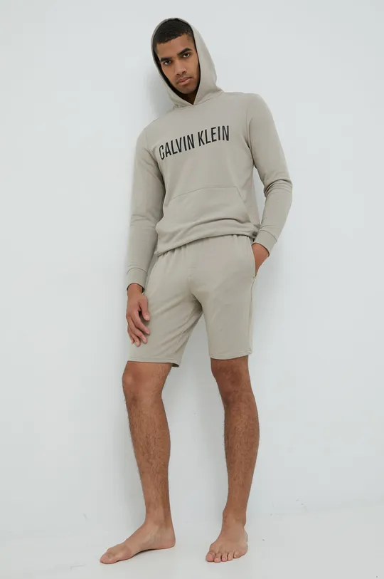 Σορτς πιτζάμας Calvin Klein Underwear μπεζ