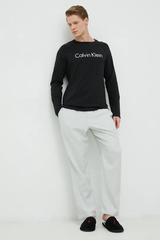μαύρο Πιτζάμα Calvin Klein Underwear Ανδρικά
