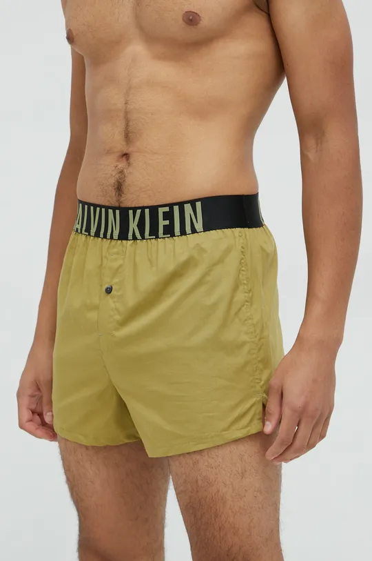 Calvin Klein Underwear bokserki bawełniane (2-pack) zielony