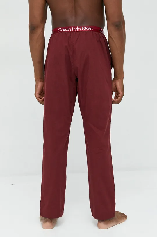 Παντελόνι πιτζάμας Calvin Klein Underwear μπορντό