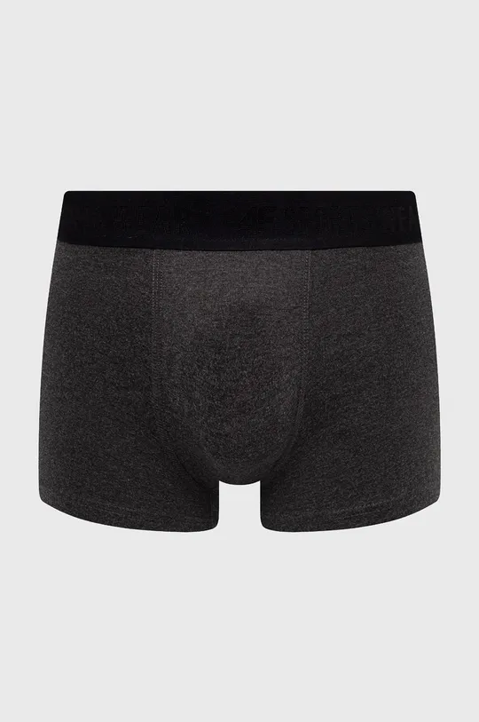 Boxerky 4F  1. látka: 65% Bavlna, 30% Viskóza, 5% Elastan 2. látka: 57% Bavlna, 38% Polyester, 5% Elastan