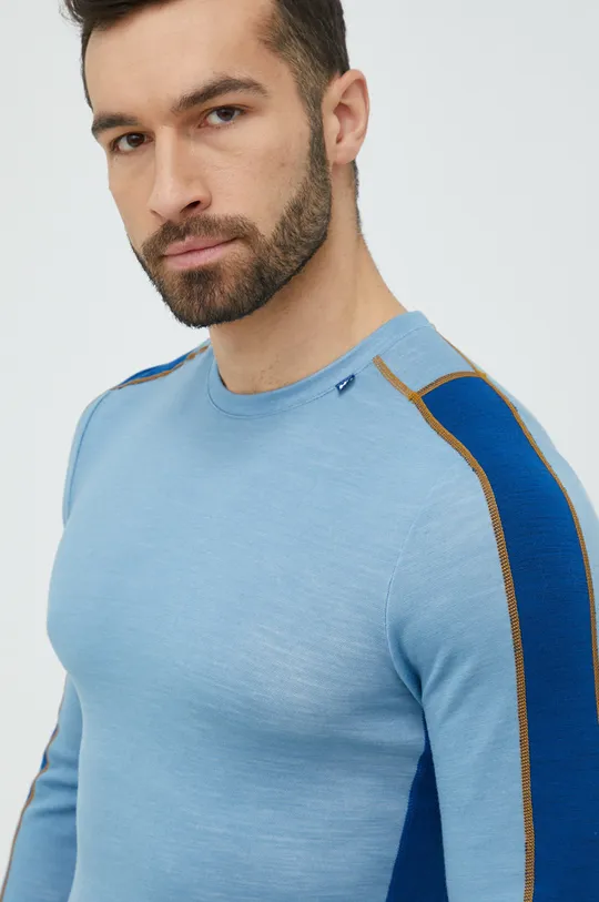 μπλε Helly Hansen λειτουργικό μακρυμάνικο πουκάμισο Lifa Merino Lightweight Ανδρικά