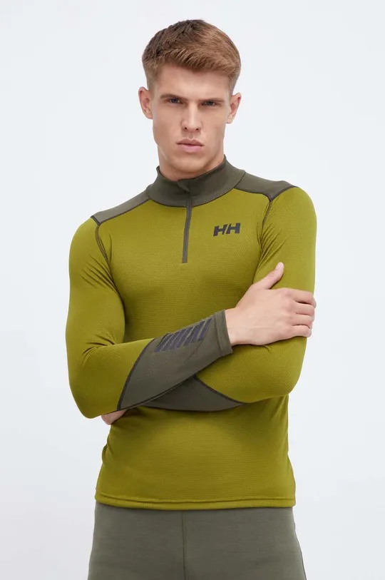 zelena Helly Hansen funkcionalna majica z dolgimi rokavi Lifa Active Moški