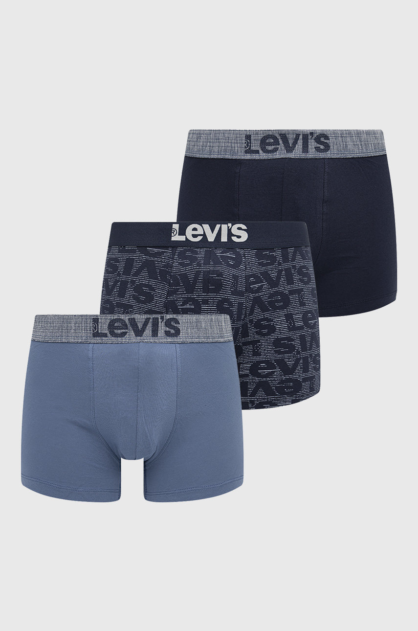 granatowy Levi's bokserki 3-Pack Męski