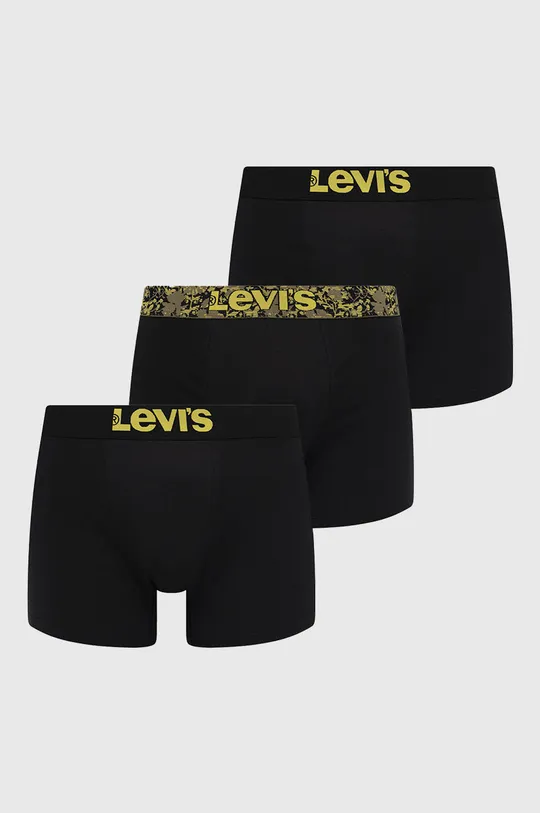 μαύρο Μποξεράκια Levi's 3-pack Ανδρικά