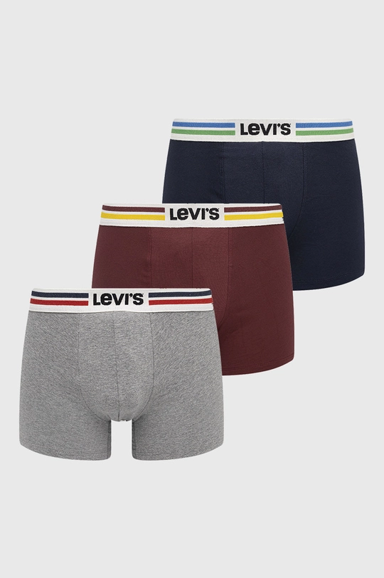 πολύχρωμο Μποξεράκια Levi's 3-pack Ανδρικά