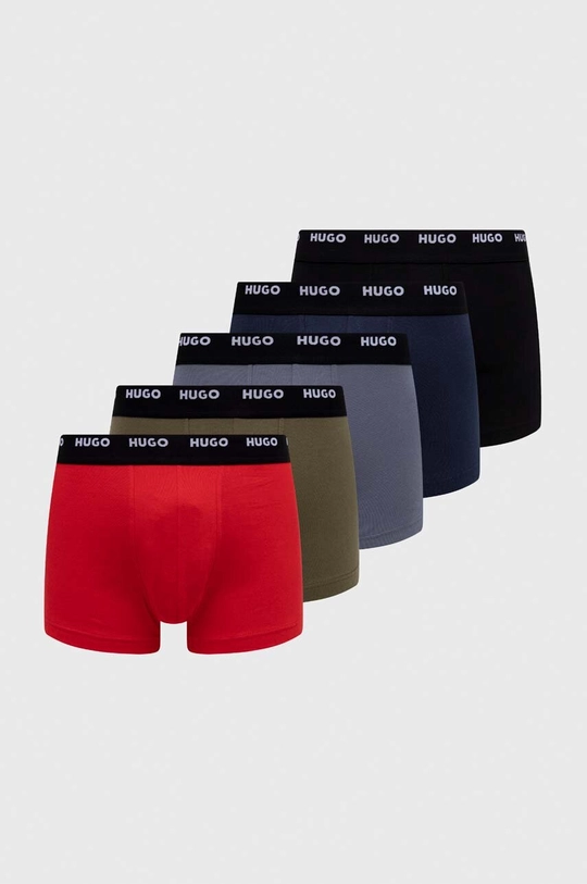 modra Boksarice HUGO 5-pack Moški