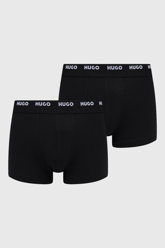 černá Boxerky HUGO 5-pack Pánský