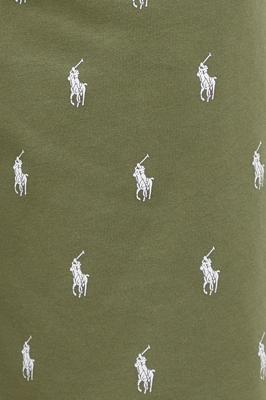 oliwkowy Polo Ralph Lauren szorty piżamowe bawełniane