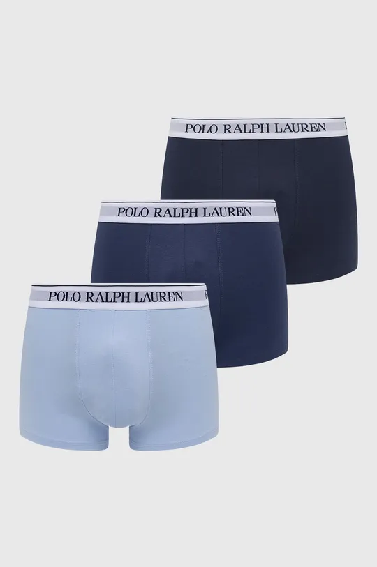 modrá Boxerky Polo Ralph Lauren 3 - Pack Pánsky