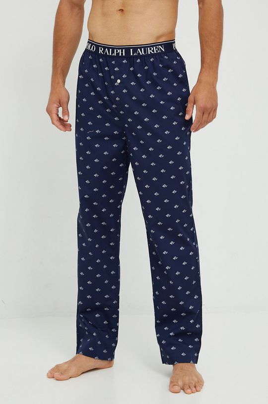 granatowy Polo Ralph Lauren spodnie piżamowe bawełniane Męski