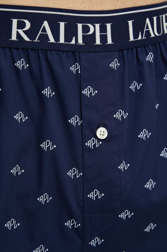 granatowy Polo Ralph Lauren spodnie piżamowe bawełniane