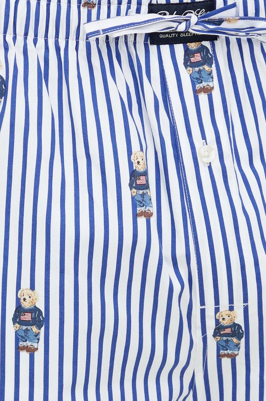 světle modrá Bavlněné pyžamové kalhoty Polo Ralph Lauren