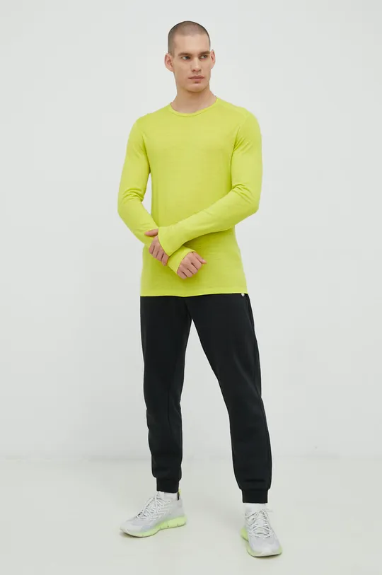 Λειτουργικό μακρυμάνικο πουκάμισο Icebreaker Oasis 200 πράσινο