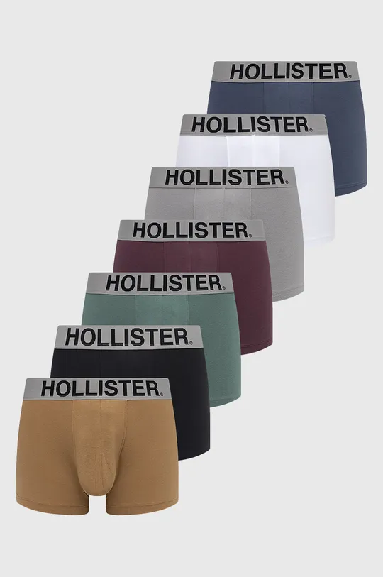 multicolor Hollister Co. bokserki (7-pack) Męski