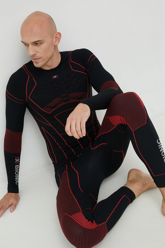 czarny X-Bionic longsleeve funkcyjny moto energizer 4.0 Męski