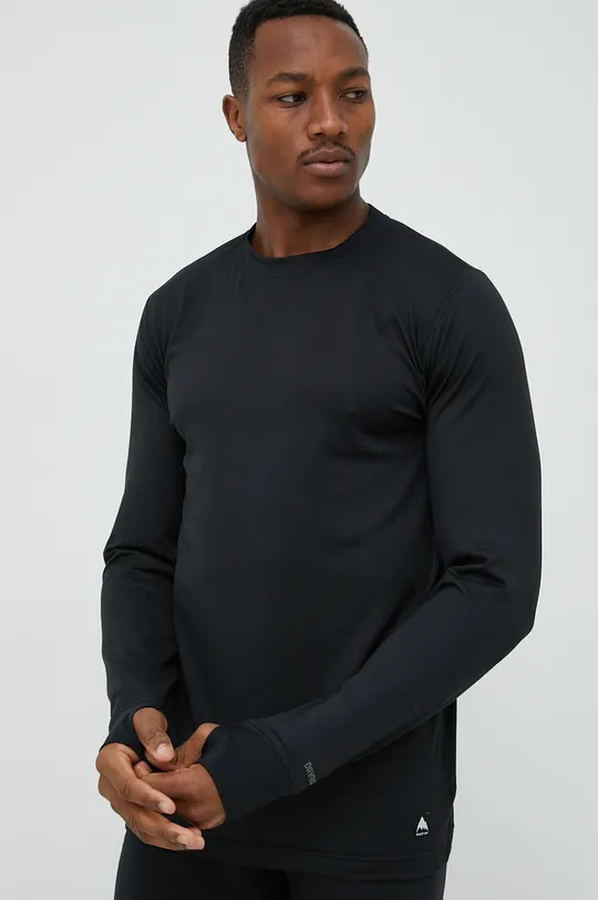 crna Funkcionalna majica dugih rukava Burton Muški