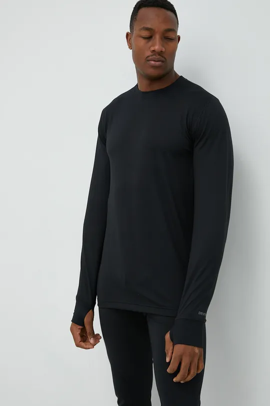 čierna Funkčné tričko s dlhým rukávom Burton