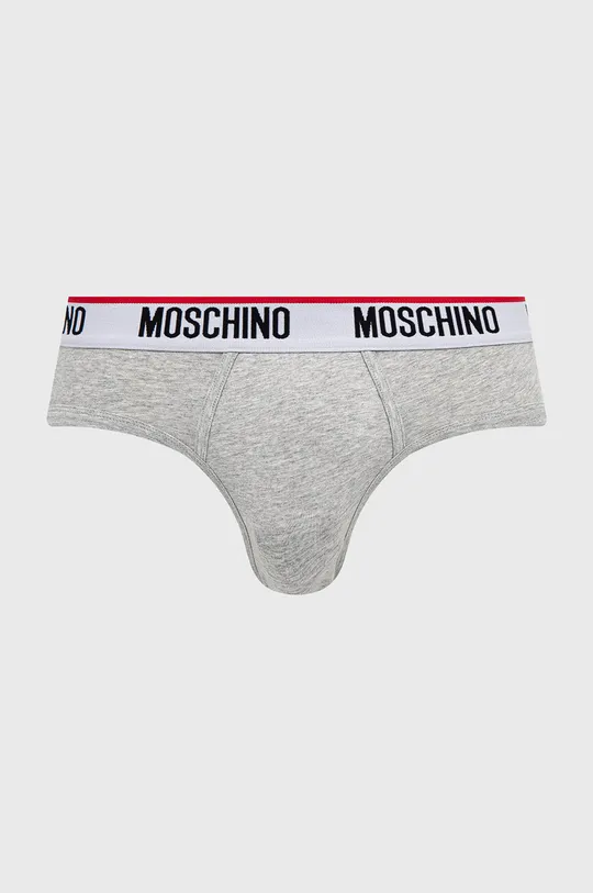 Σλιπ Moschino Underwear 2-pack γκρί