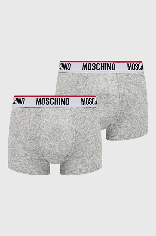 šedá Boxerky Moschino Underwear 2-pack Pánský