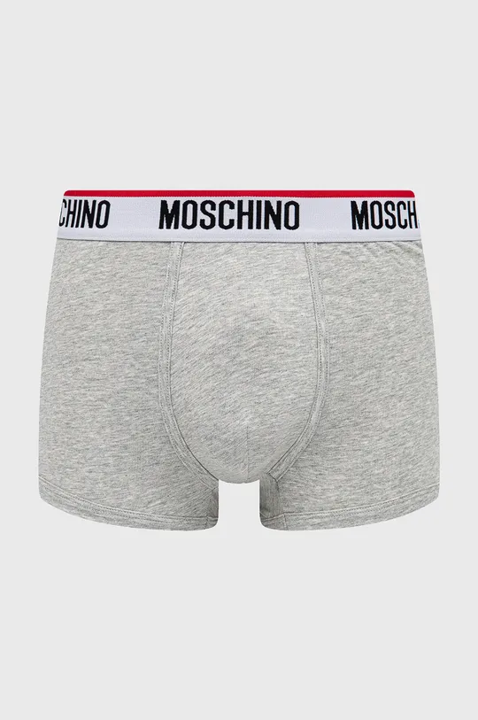 Boxerky Moschino Underwear 2-pack šedá