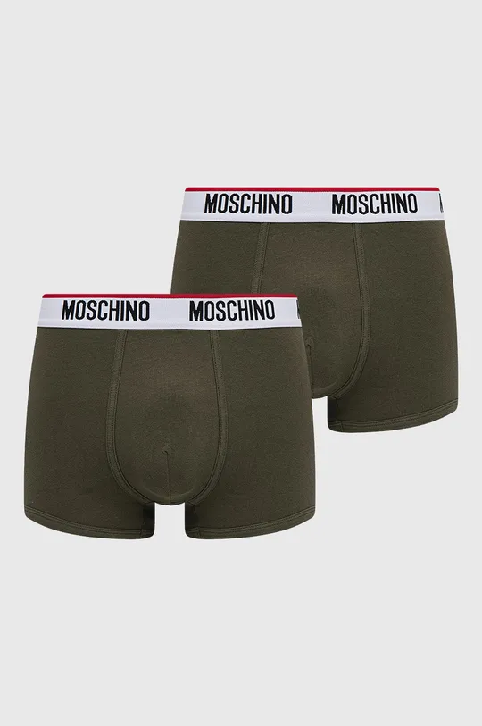 zielony Moschino Underwear bokserki 2-pack Męski