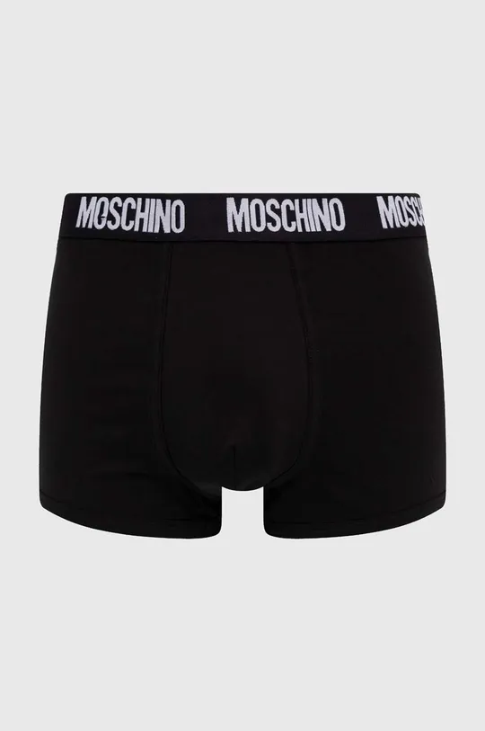 čierna Boxerky Moschino Underwear 2-pak Pánsky