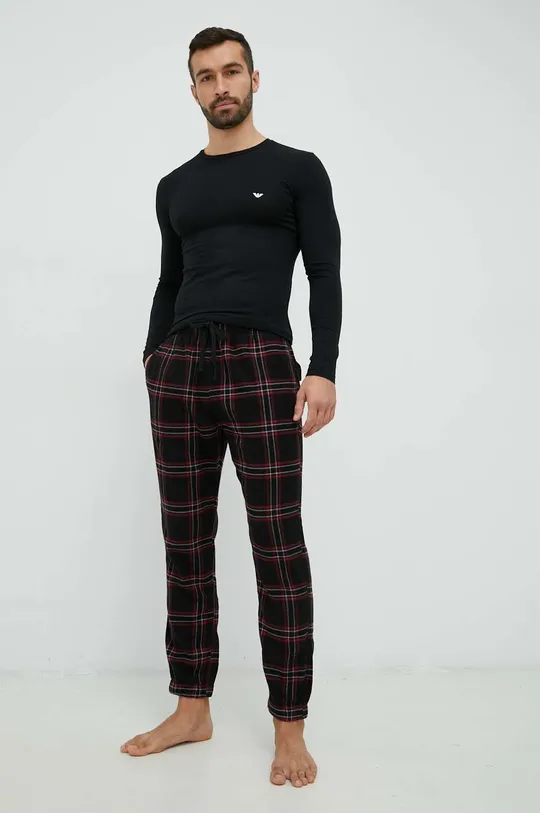 czarny Hollister Co. spodnie piżamowe Męski