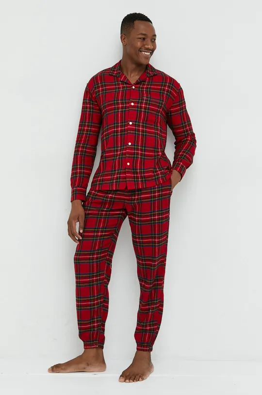 κόκκινο Παντελόνι πιτζάμας Abercrombie & Fitch Ανδρικά