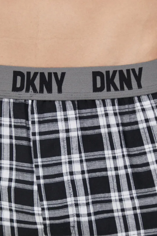 μαύρο Βαμβακερό παντελόνι πιτζάμα DKNY