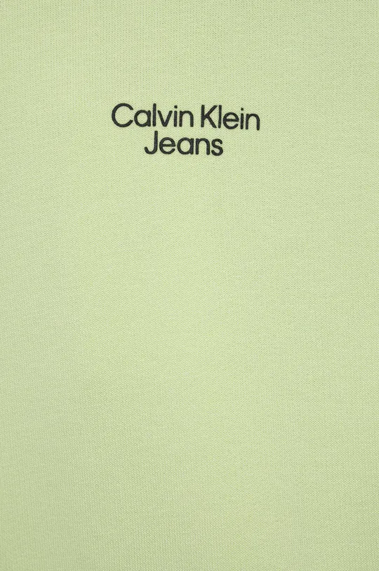 Chłopiec Calvin Klein Jeans bluza dziecięca IB0IB01293.9BYY IB0IB01293.9BYY zielony