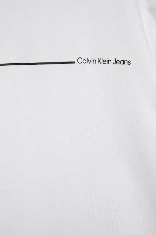 Παιδική βαμβακερή μπλούζα Calvin Klein Jeans  Κύριο υλικό: 100% Βαμβάκι Ταινία: 97% Βαμβάκι, 3% Σπαντέξ