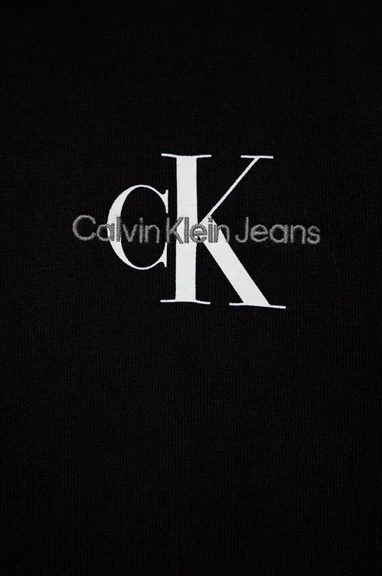 Otroška bombažna mikica Calvin Klein Jeans  Glavni material: 100% Bombaž Podloga kapuce: 100% Bombaž Patent: 97% Bombaž, 3% Elastan