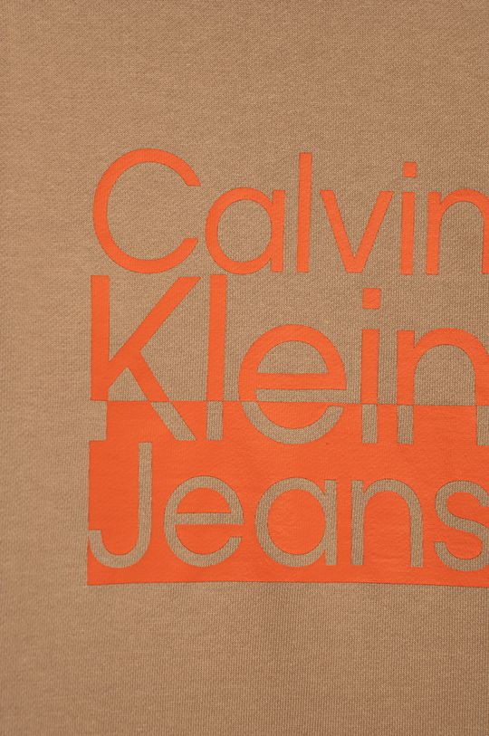 Calvin Klein Jeans hanorac de bumbac pentru copii  Materialul de baza: 100% Bumbac Banda elastica: 97% Bumbac, 3% Elastan