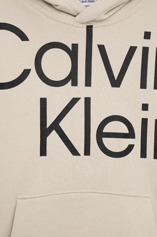 Otroška bombažen pulover Calvin Klein Jeans  100% Bombaž