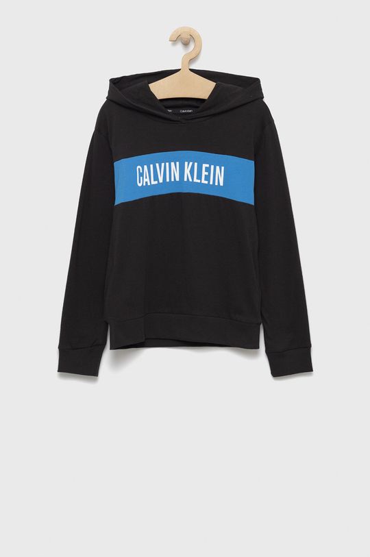 czarny Calvin Klein Underwear bluza bawełniana dziecięca Chłopięcy