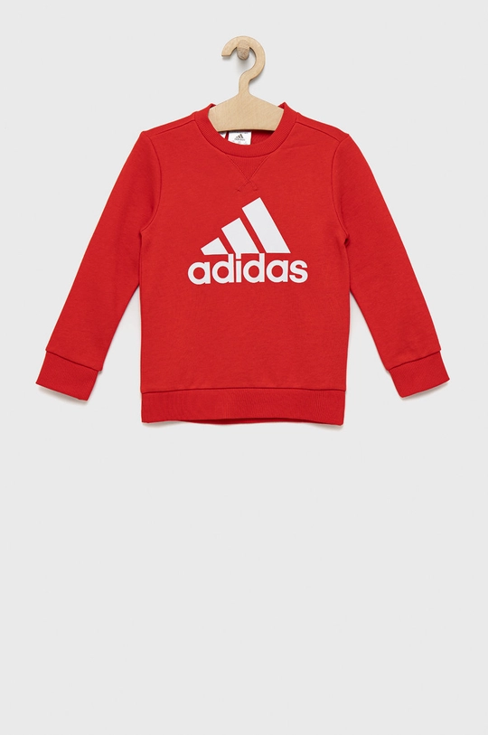 czerwony adidas Performance bluza dziecięca Chłopięcy