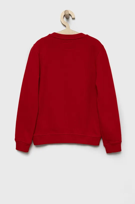 Guess bluza bawełniana dziecięca czerwony