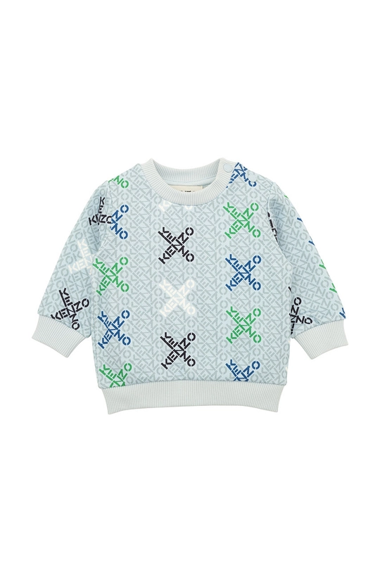 niebieski Kenzo Kids bluza bawełniana dziecięca Chłopięcy