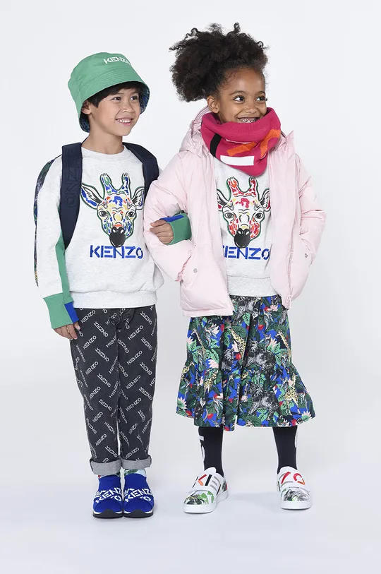 Παιδική μπλούζα Kenzo Kids γκρί