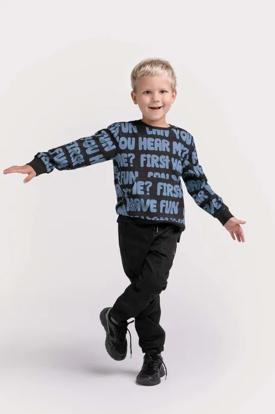 μαύρο Παιδική βαμβακερή μπλούζα Coccodrillo Για αγόρια