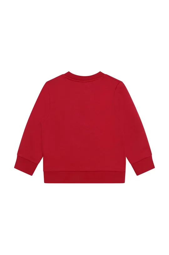 BOSS bluza bawełniana dziecięca czerwony