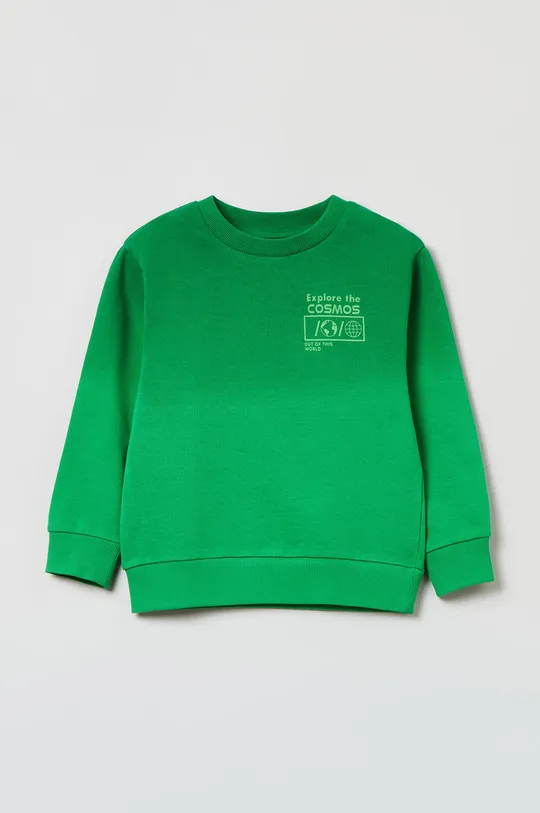 зелений Дитяча бавовняна кофта OVS Для хлопчиків
