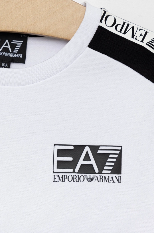 EA7 Emporio Armani bluza dziecięca Materiał zasadniczy: 88 % Bawełna, 12 % Poliester, Ściągacz: 96 % Bawełna, 4 % Elastan