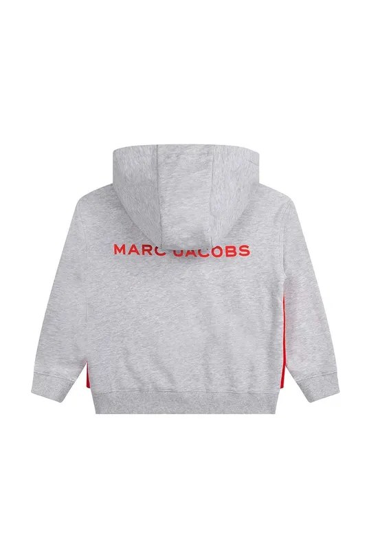Detská bavlnená mikina Marc Jacobs sivá